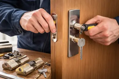 Cambio de cerradura de seguridad